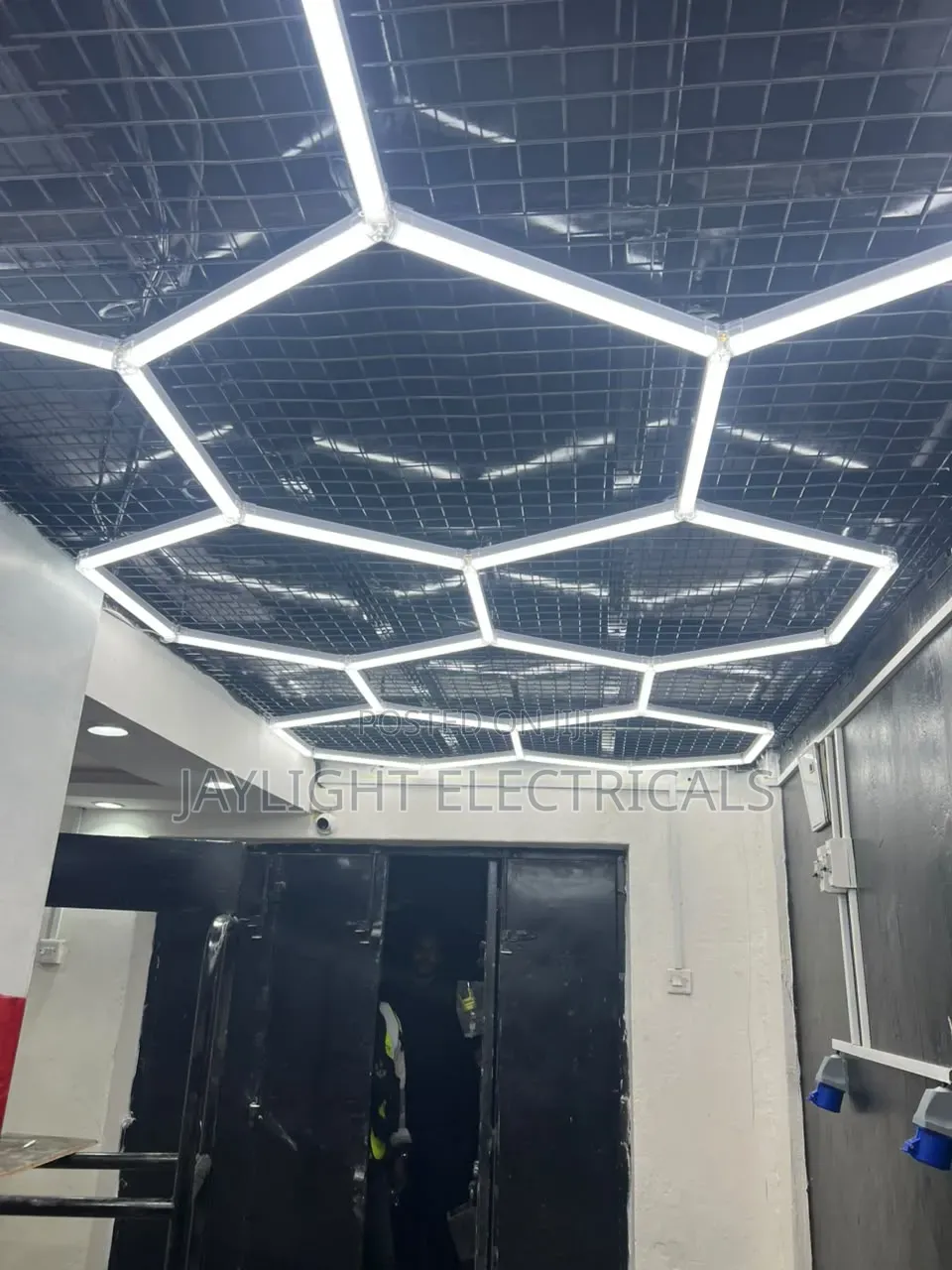Garage Light Hexagonal Light Honeycomb Ceiling Lighting Led Tube