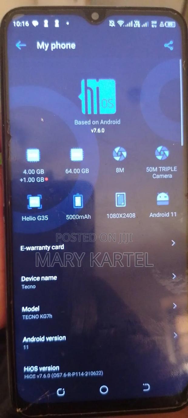 Tecno Spark 8P 64 GB Blue - thumbnail 3