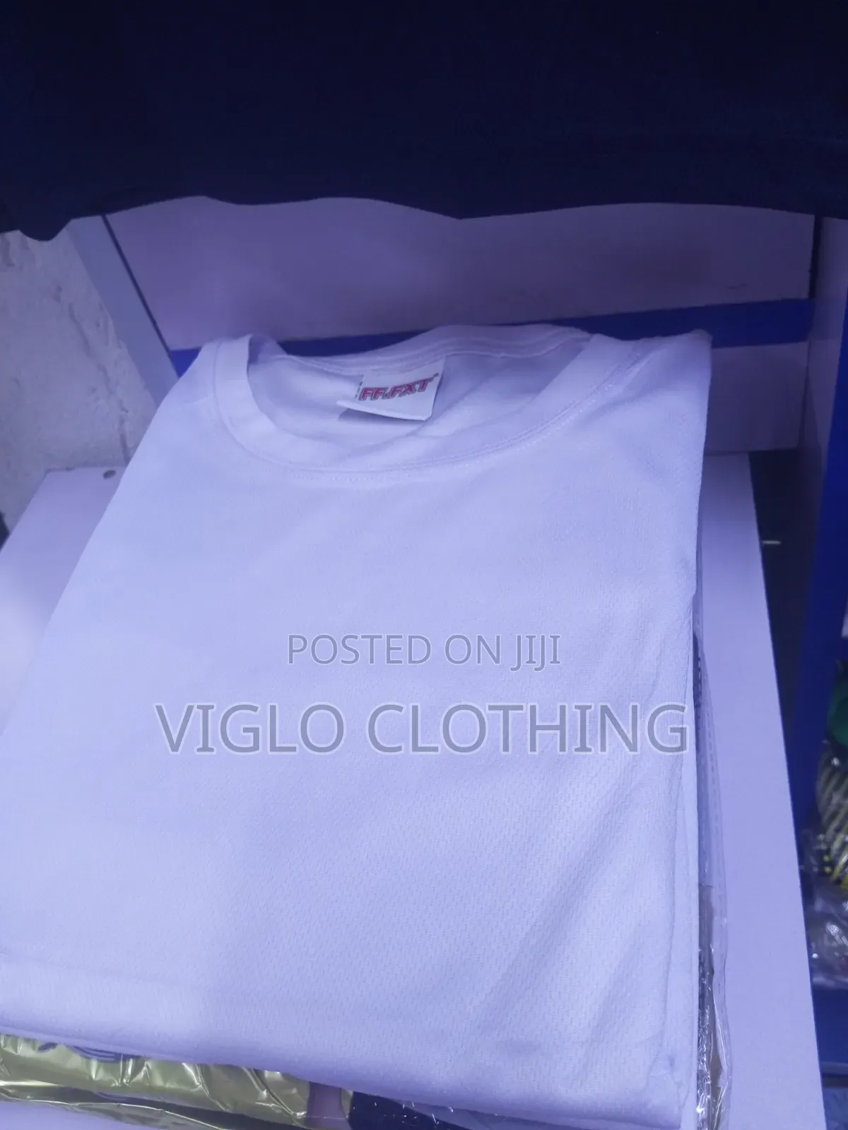 Imported White Dryfits Roundnecks Available