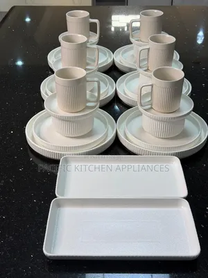 32 PCS Matte Stoneware Smooth Finish Dinner Set