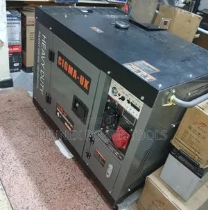 Cigma-Uk Heavy Duty Silent Diesel Generator Equipped Soundproof Canopy