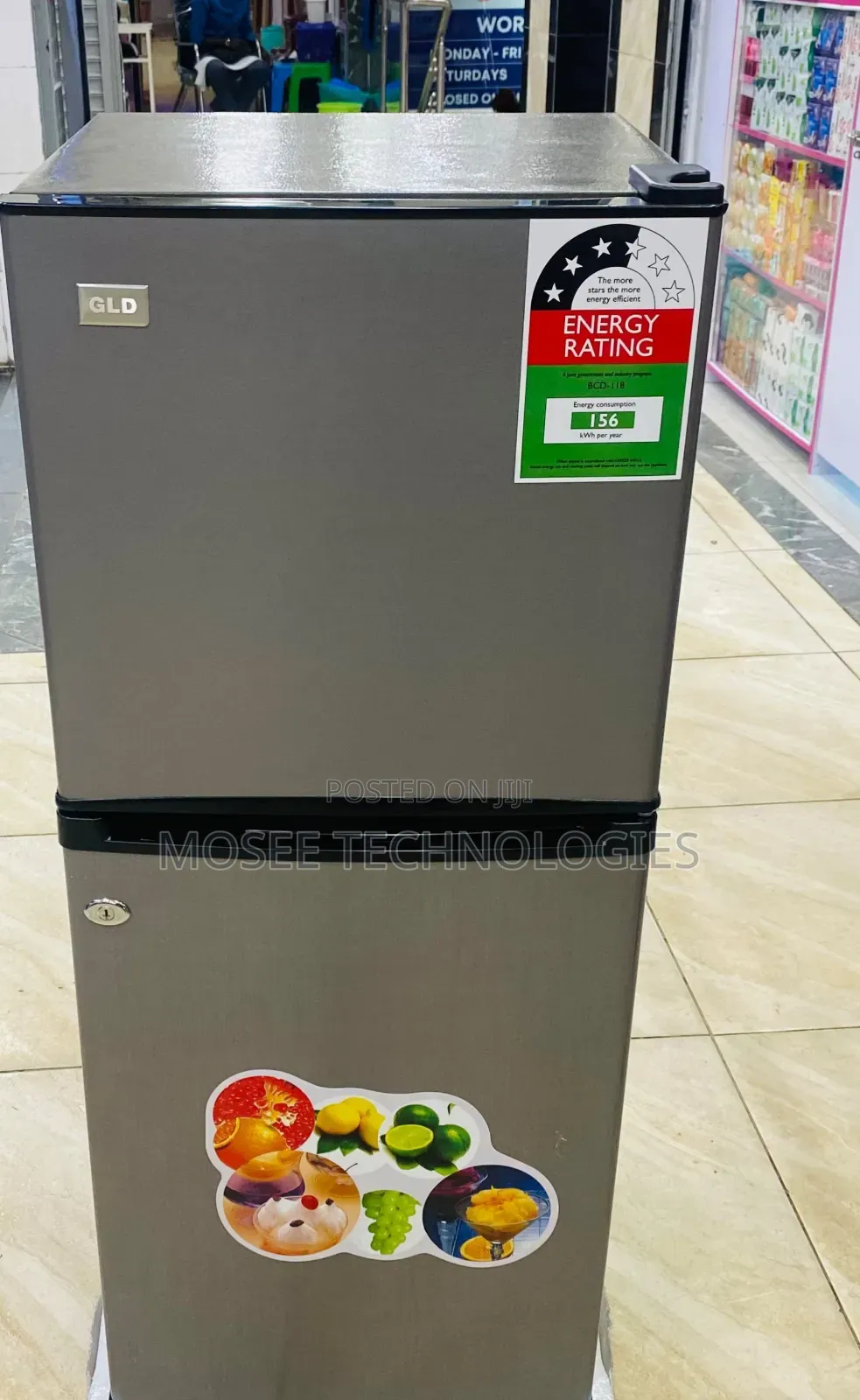 GLD 118L Double Door Refrigerator