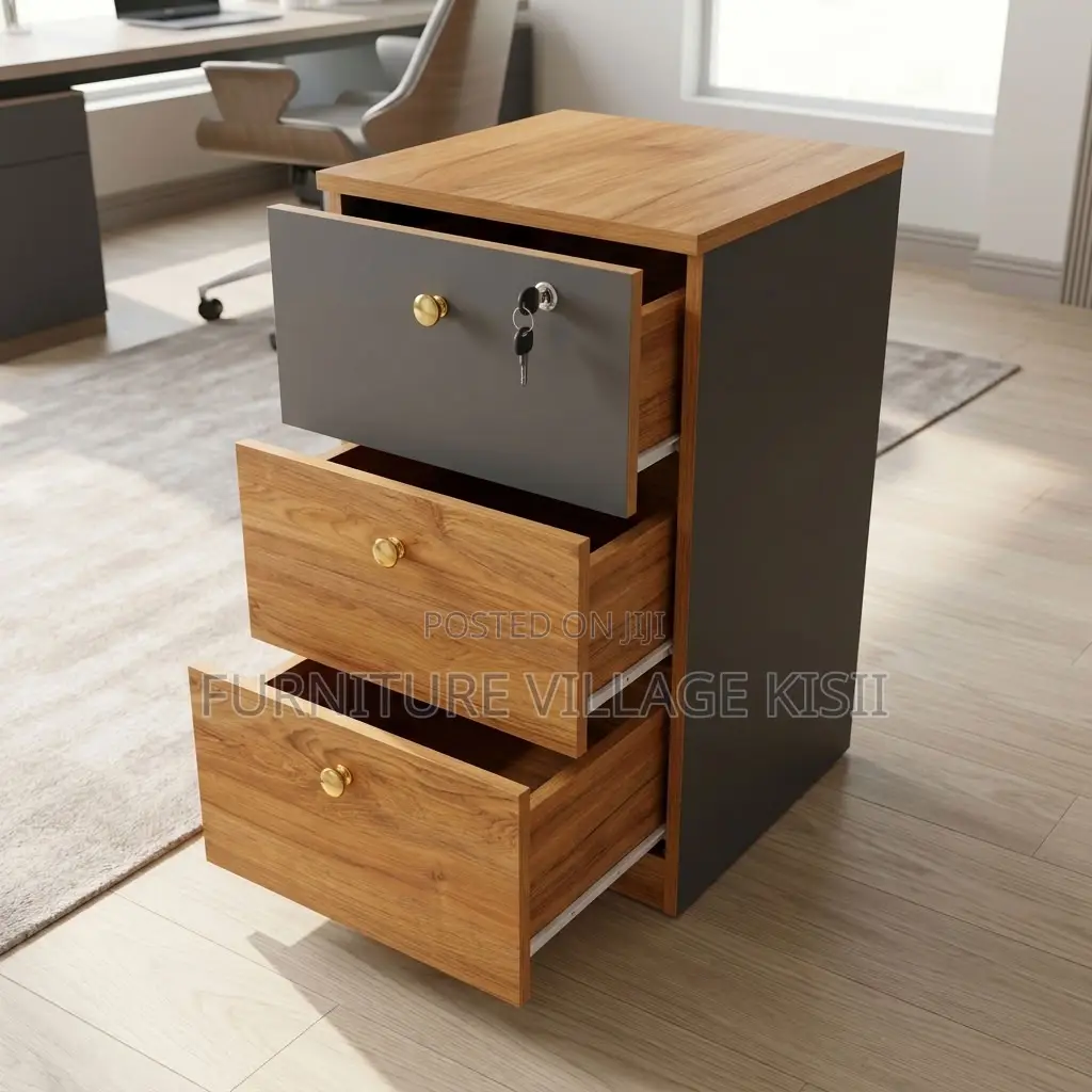 Wooden Storage Cabinet-3 Drawers