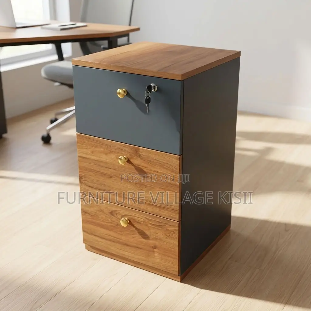 Wooden Storage Cabinet-3 Drawers