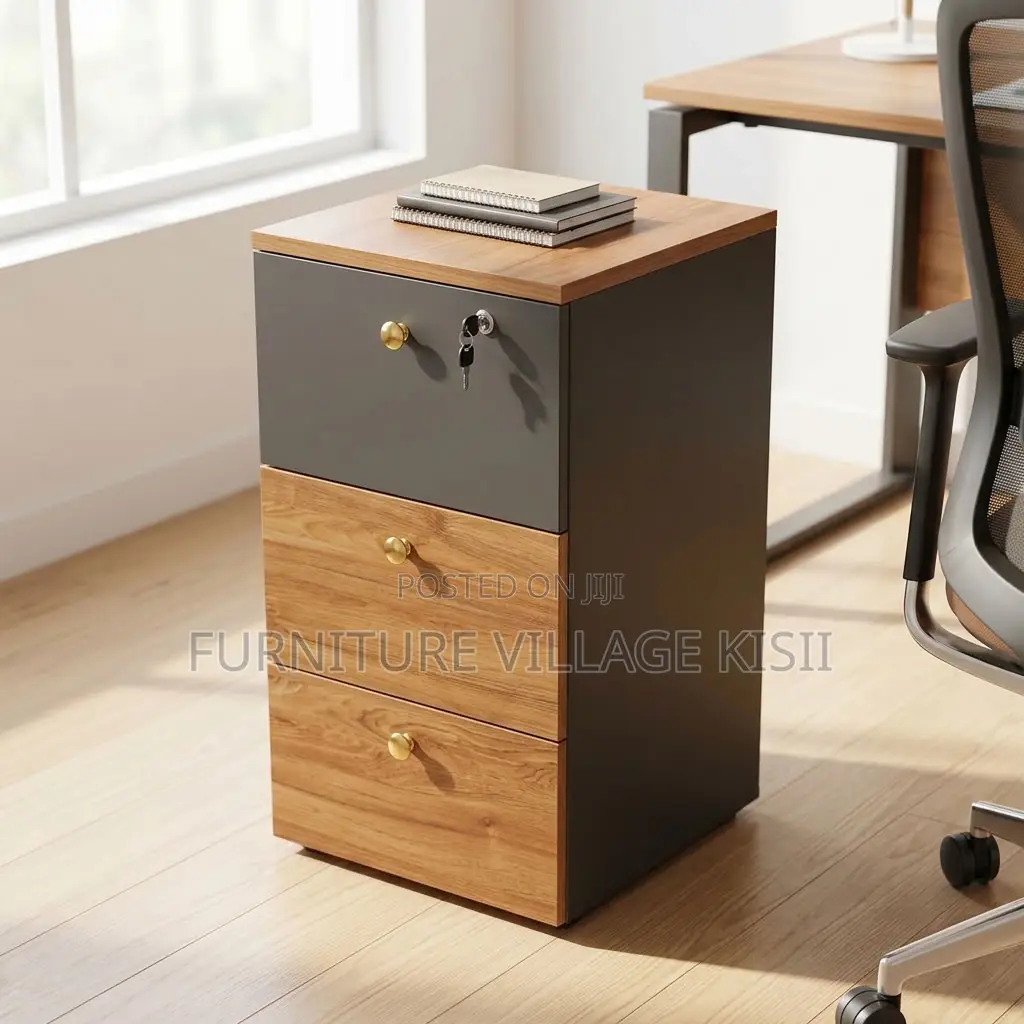 Wooden Storage Cabinet-3 Drawers