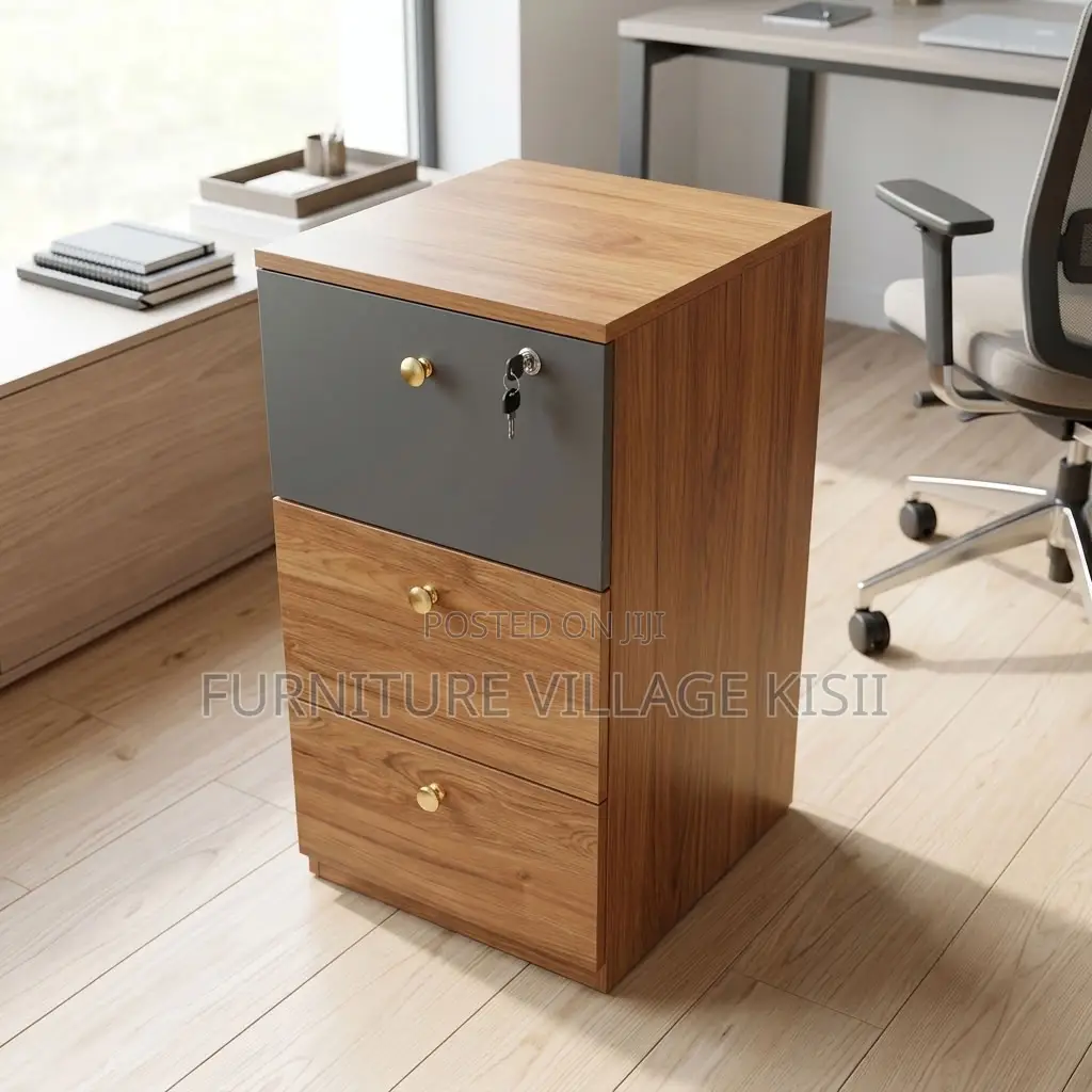 Wooden Storage Cabinet-3 Drawers