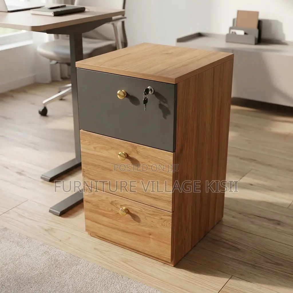 Wooden Storage Cabinet-3 Drawers
