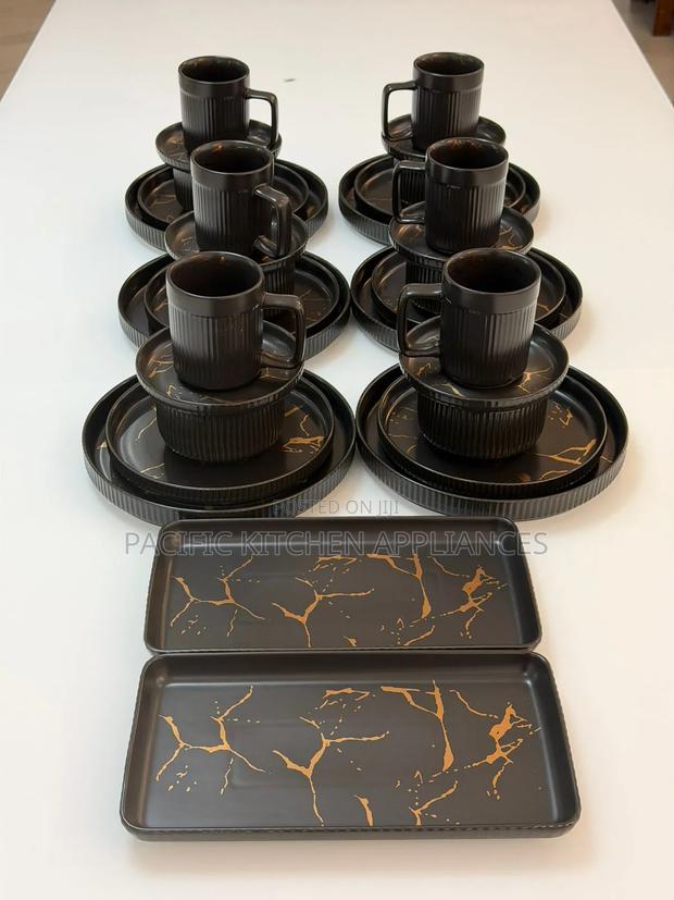 32 PCS Matte Stoneware Marble Finish - main view