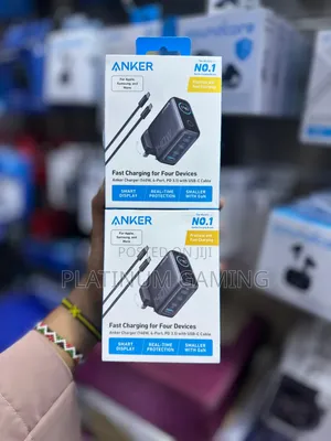 Anker 140Watts Wall Charge Fast Charge -4 Outlet Ports With Display