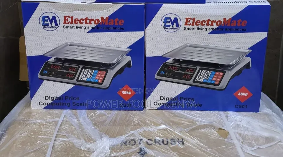 ElectroMate CS01 40kg Digital Price Computing Scale.