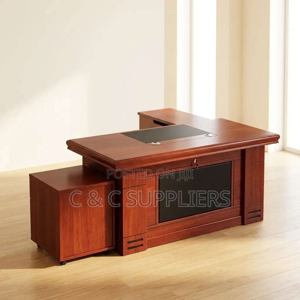 Executive Mahogany Study Table-140cm