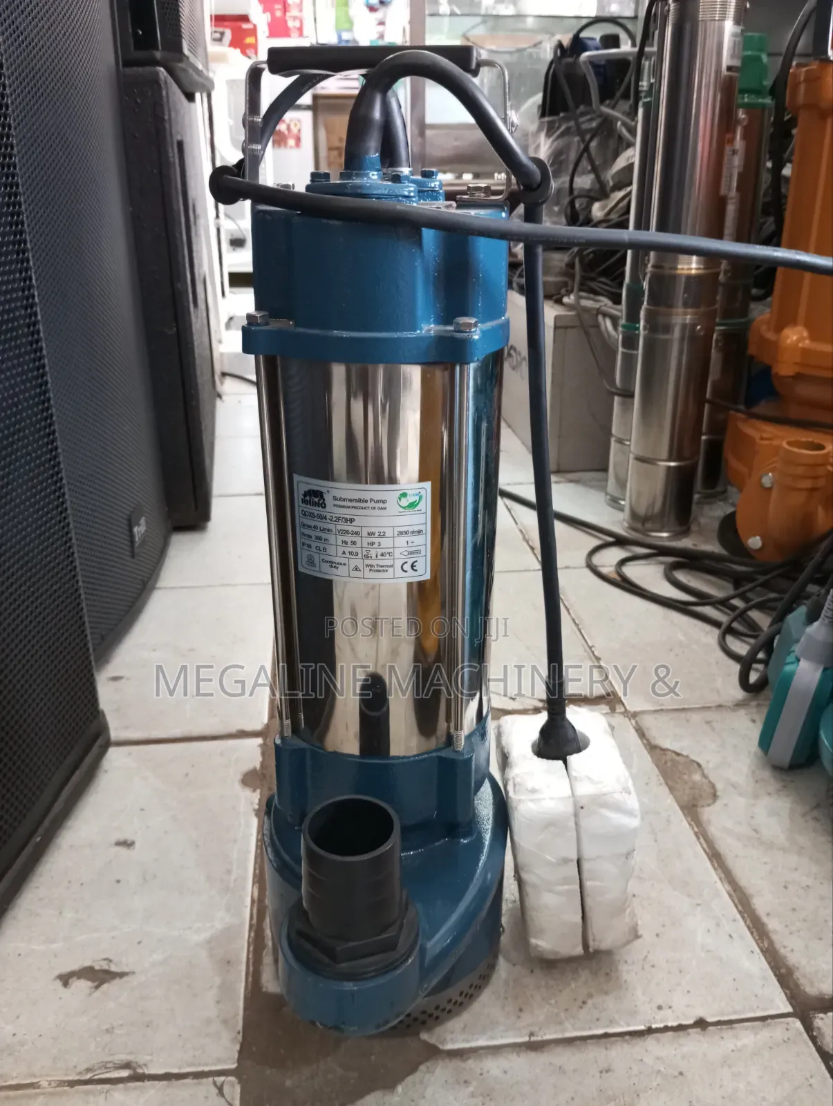 Rhino Submersible Pump 3hp