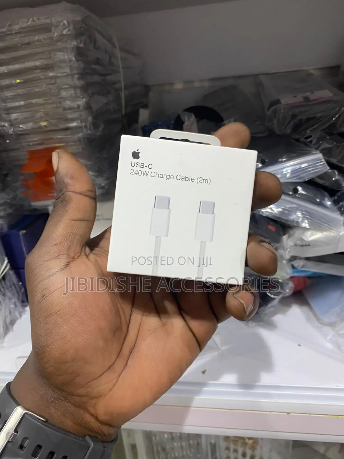 Quality Braided C-C 240W Charging Cable (2 Meters)