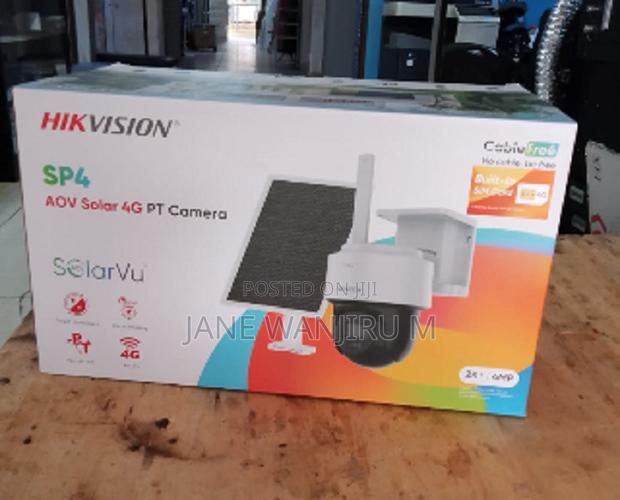 Hikvision 8MP Solar Powered 4G CCTV Camera – Ultra HD Security - main view
