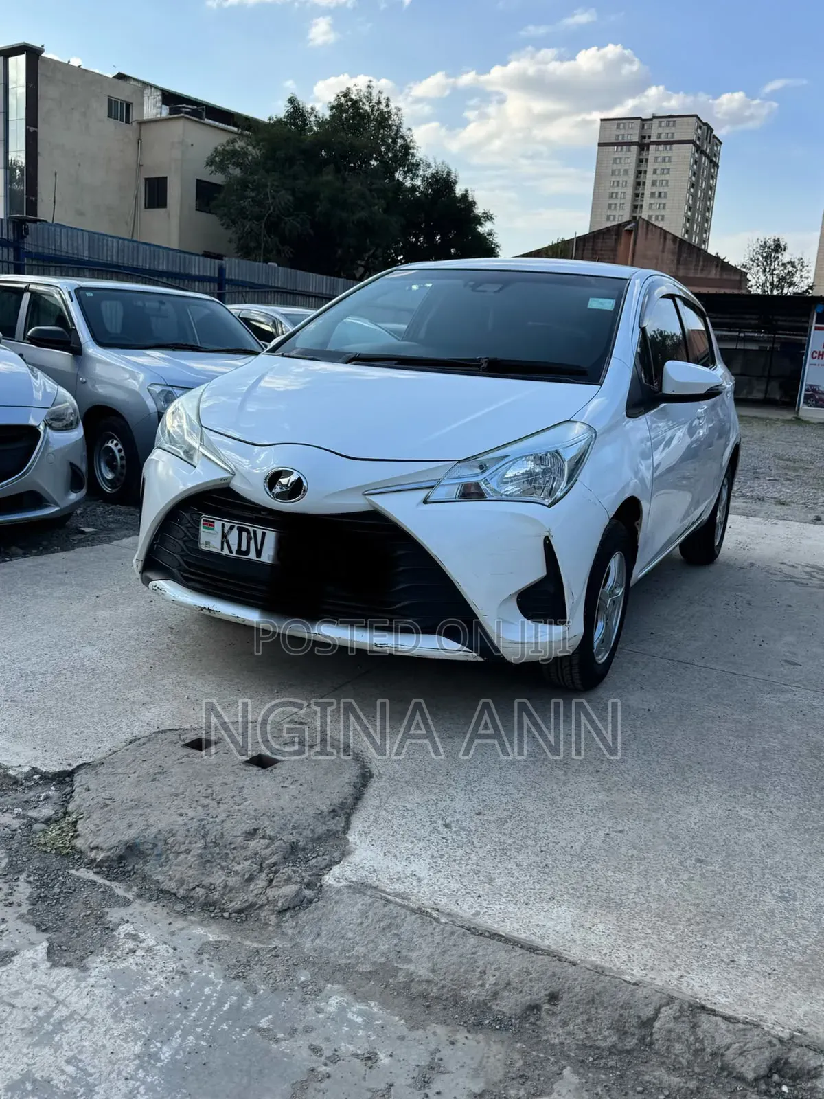 Toyota Vitz 2018 White