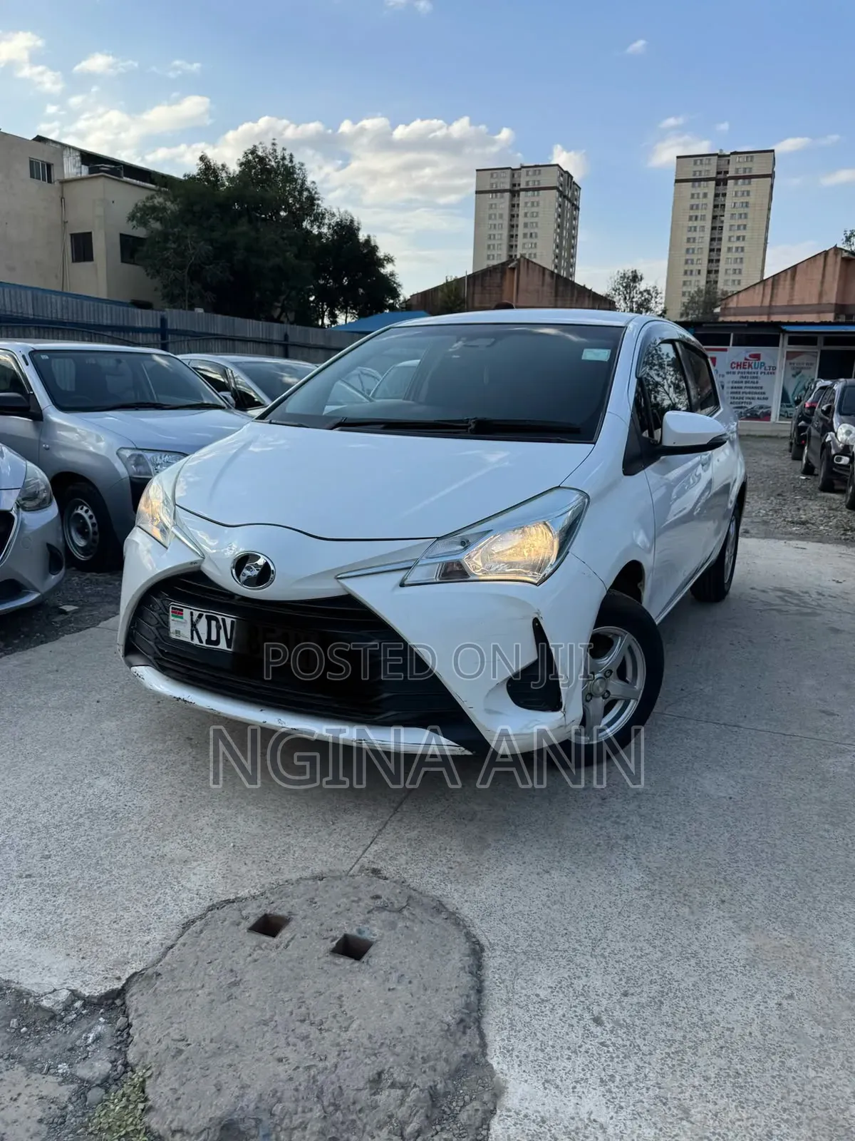 Toyota Vitz 2018 White