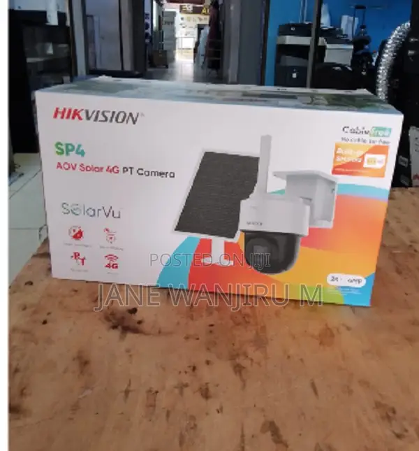 Hikvision 8MP Ultra HD Solar Security Camera With 4G SIM