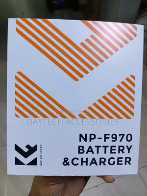 K&F Concept NP-F970 2 Pack Batteries and Dual Charger (6600mAh)