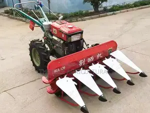 Efficient Walk-Behind Mini Harvester Reaper for Farm Agricultural Use