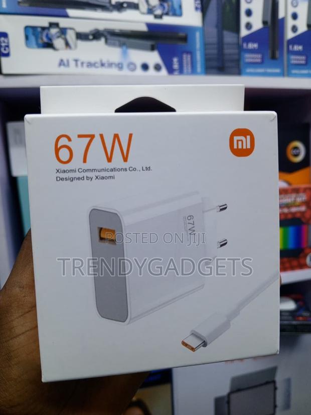 Original Xiaomi 67W Fast Charging Adapter With Type-C Cable - main view