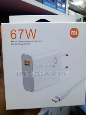 Original Xiaomi 67W Fast Charging Adapter With Type-C Cable