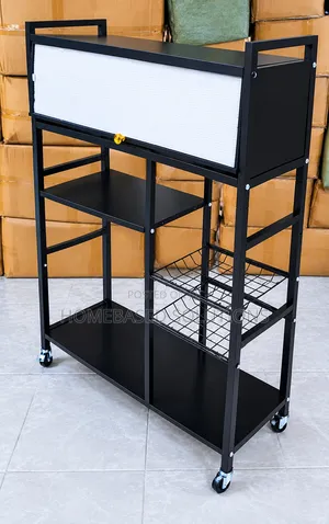 5 Layer Close Cabinet Trolley Rack Size 80x29x125cm