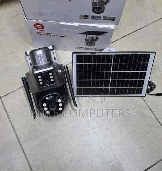 Dual Lens 4g Solar Powered CCTV Infrared Night Vision Recordings
