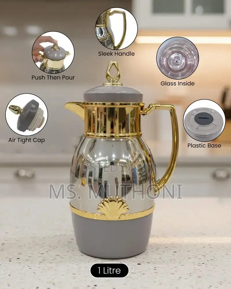 Dallah Style Feenik Premium 1L Vacuum Flask
