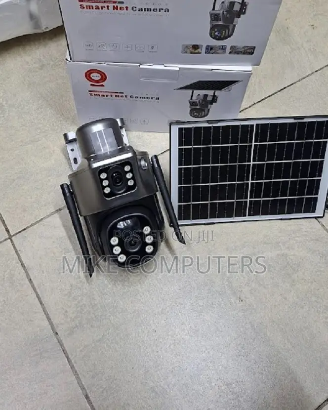 Dual CCTV Camera Light Dual Lens 4g Solar Powered CCTV