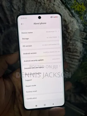 Xiaomi Redmi Note 15 256 GB Black