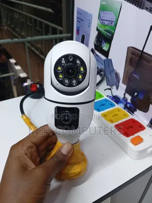 Smart V380 Dual Lens Bulb Camera for Reliable Daytime Monitoring