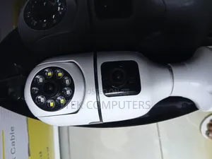 V380 Dual Lens Bulb Camera for Clear Nighttime Property Protection