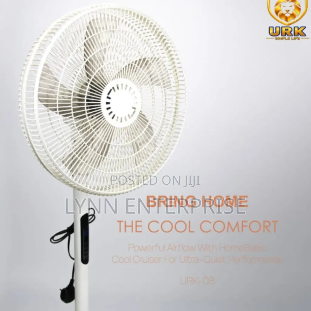  Urk-08 Standing Fan
✓ Remote Control
✓ Powerful Airflow
✓ 