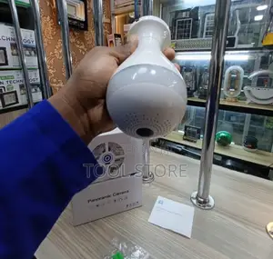 Panoramic Bulb-Style Security Camera/Compact Surveillance Camera