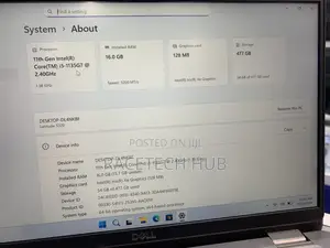 Laptop Dell Latitude 5320 16GB Intel Core i5 SSD 512GB