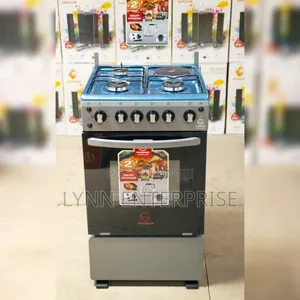 Eurochef -50*55 (3+1) Standing Cooker Fresh Silver .Rapid Hotplate