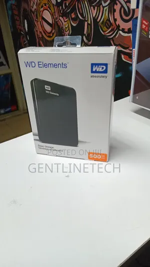 External WD Elements 500gb Hard Disk