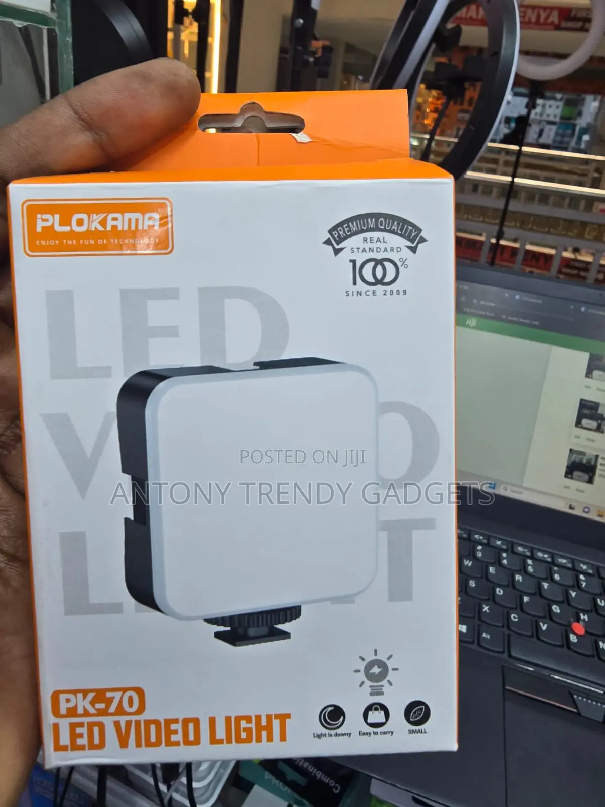 Mini LED Video Lighting Kit for Smartphone and Camera Recording
