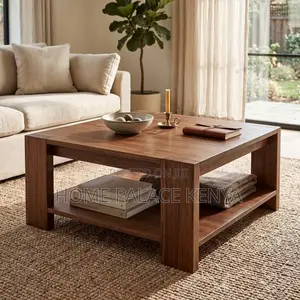 Coffee Table; Modern Wooden Coffee Table for Living Room and Lounge