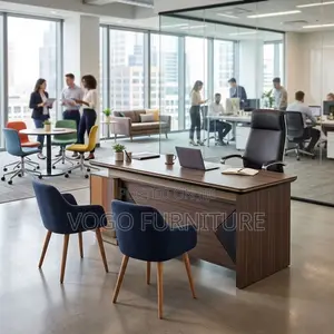 Office Desks| 1.6 Meters L-Shaped Executive Office Table