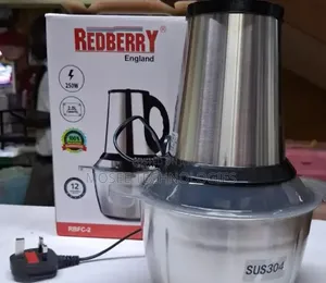 2L Redberry Electric Food Processor & Chopper