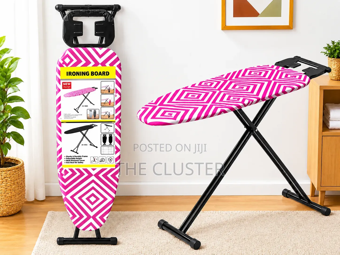Metallic Ironing Board 101cm