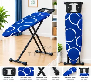 Height 78cm, Length 110cm Metallic Ironing Board