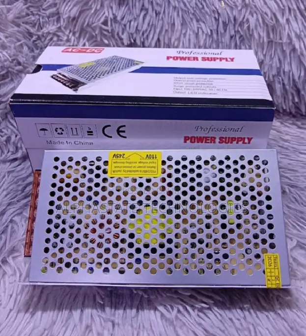 12V 10A Open Power Supply Unit for Multi-Camera Surveillance