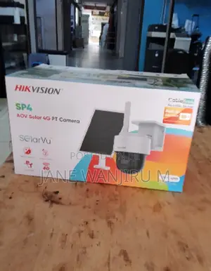 Hikvision 8MP Solar Security Camera – No Wi-Fi Needed