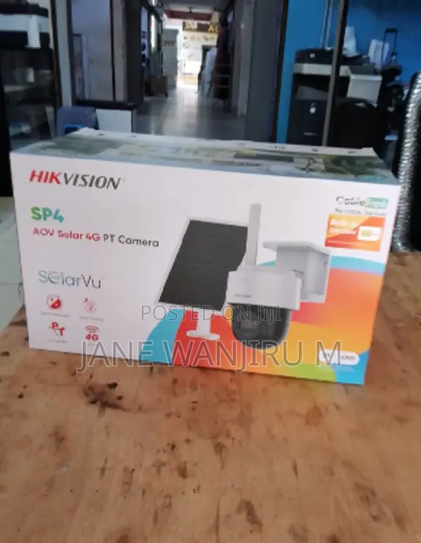Hikvision 8MP Solar Security Camera – No Wi-Fi Needed