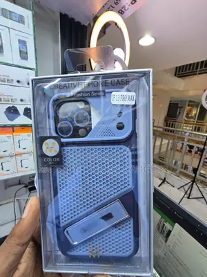 Heavy Duty Silicone iPhone Case With Kickstand and Heat Control