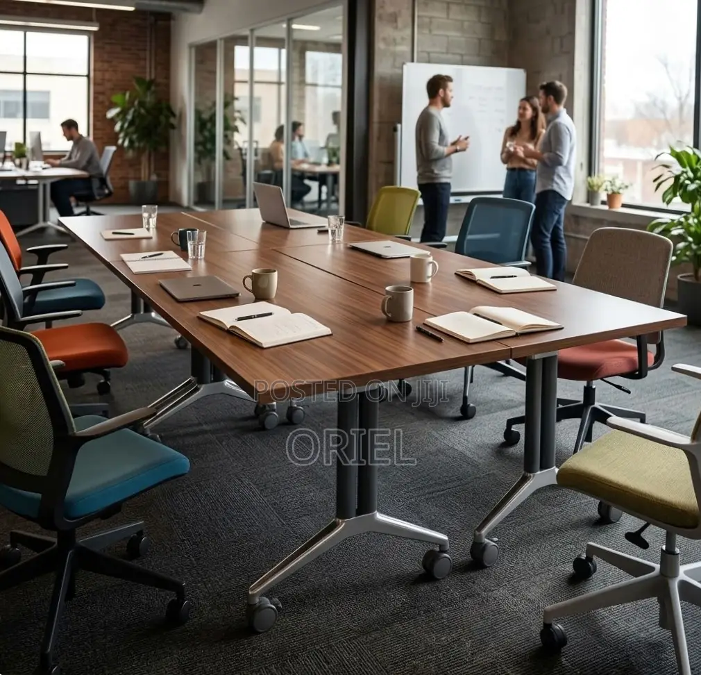 Office Table : 240cm Boardroom Conference Table (Foldable )