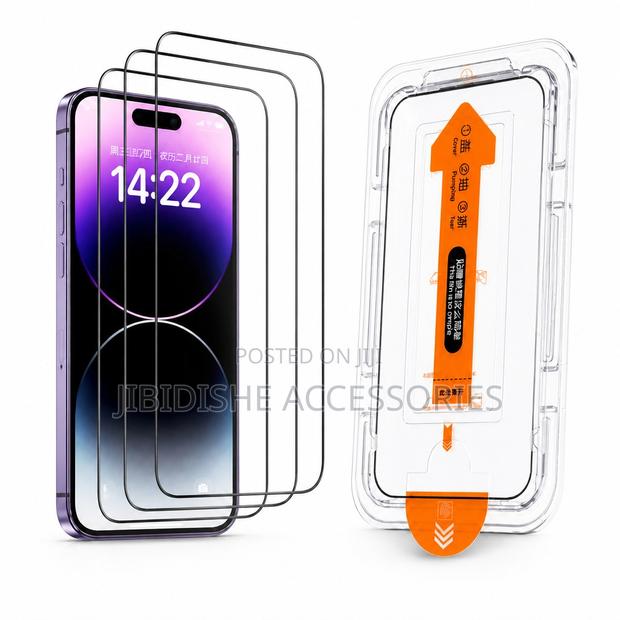 Quick-Install Dust-Proof Glass Screen Protector for iPhone 17 Pro Max - main view