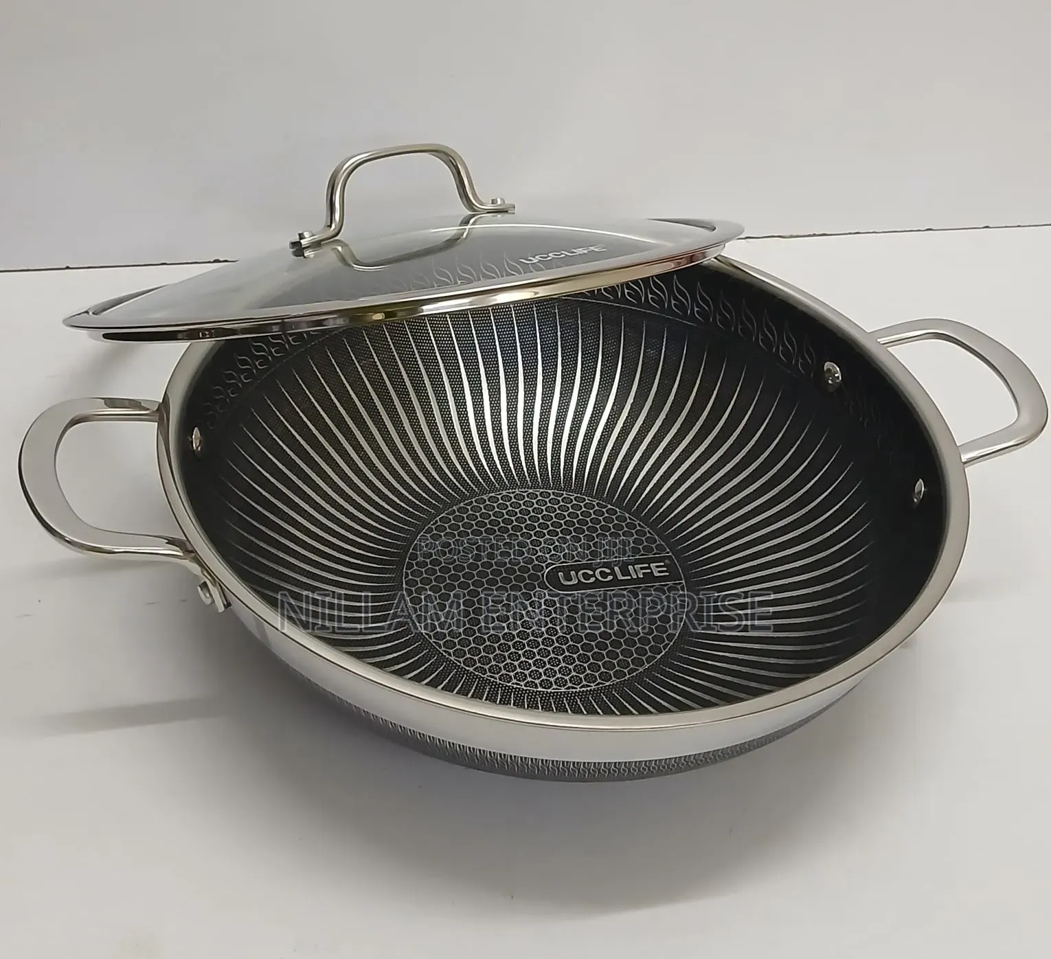 UCC Stainless Steel Honeycomb Soup Pot